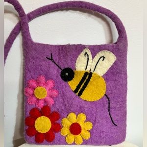 BNB 100% Wool Felted Crossbody Bag